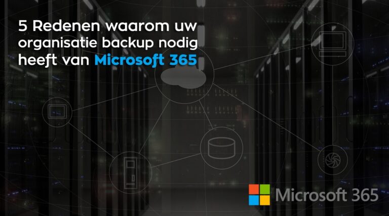 backup nodig heeft van microsoft 365