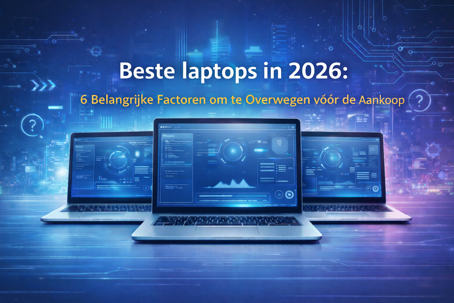 Beste laptops in 2026: 6 Belangrijke Factoren om te Overwegen vóór de Aankoop