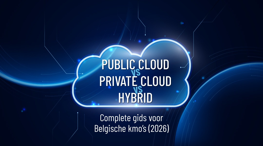 Public Cloud vs Private Cloud vs Hybrid: Complete gids voor Belgische kmo’s (2026)