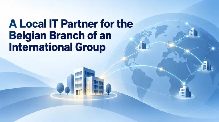 A Local IT Partner for the Belgian Branch of an International Group